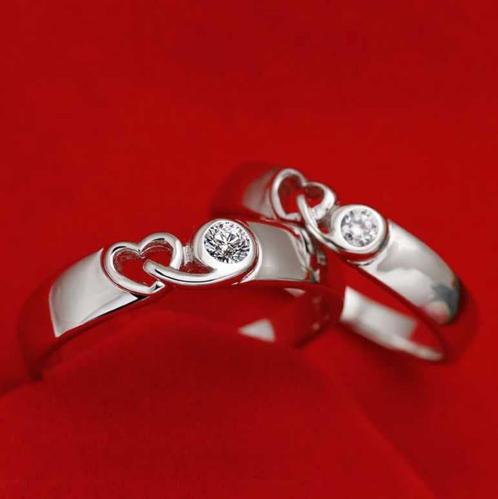 Heart Couple Rings 💍❤