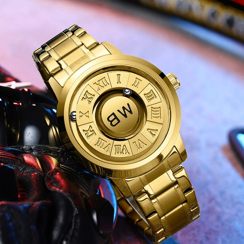 ✨ MB Luxury Gold Roman Dial Watch