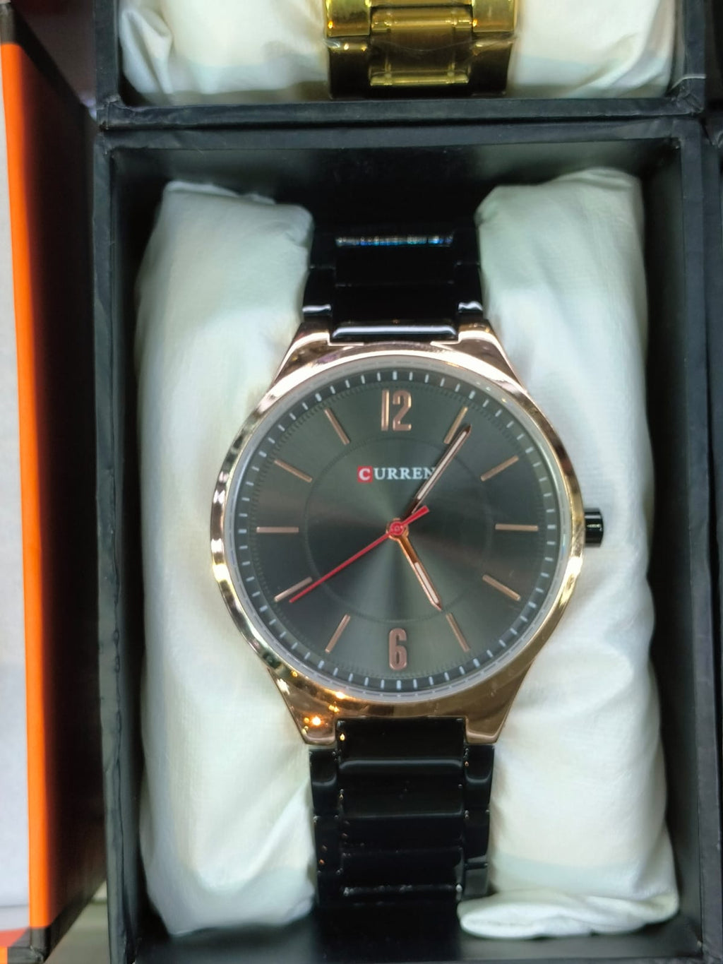 ✨ Curren Classic Black Watch