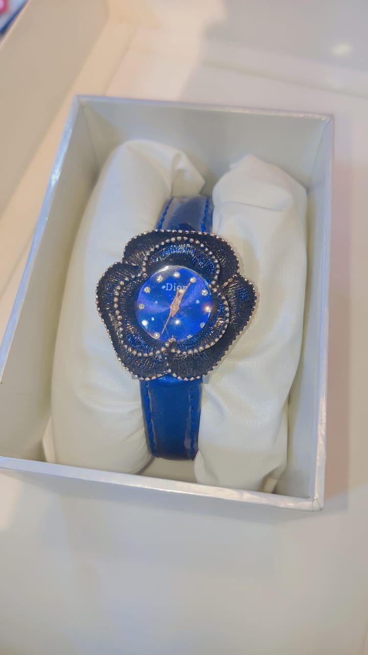 Blue Blossom Luxury Watch