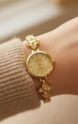 Royal Blossom Gold Watch